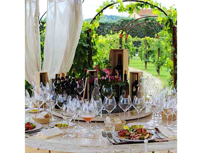 Luxury in Tuscany for Two: Helicopter Wine Tour & Gourmet Experience at Tenuta Torciano