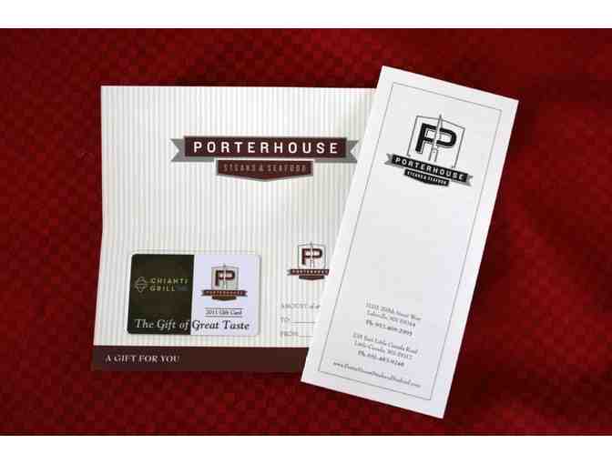 $50 Gift Card to Porterhouse Steaks and Seafood