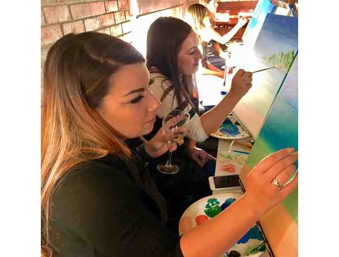 Wine and Canvas - what fun
