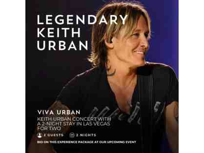 Keith Urban Concert with a 2-night Stay in Las Vegas for (2)