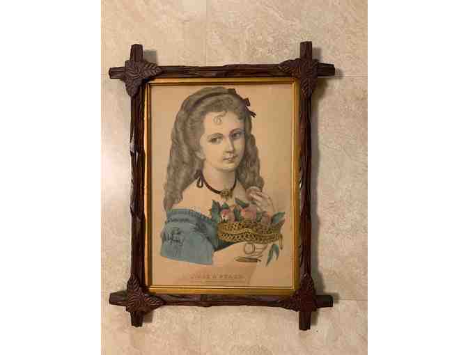 Lithograph 1874 Antique (Currier & Ives - 150 Years Old)