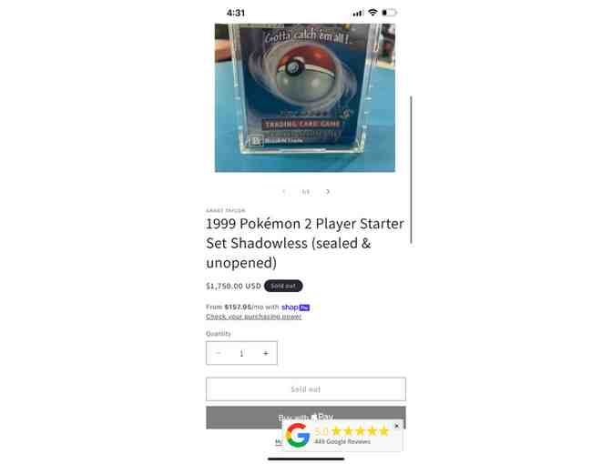 Pokemon (1999, Sealed Original) - '2-Player Starter Set' (25 years old)