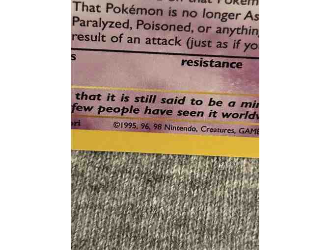 Pokemon (1998 Rare, 'Mew' Promo) - (for Retail Store Owners)