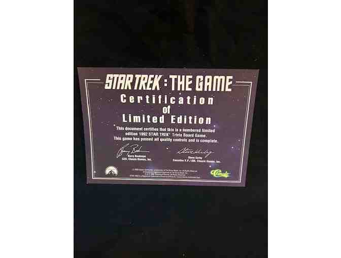 STAR TREK: 1992 GAME, 'Collector's Edition' (Vintage, Numbered, Out-of-Print)