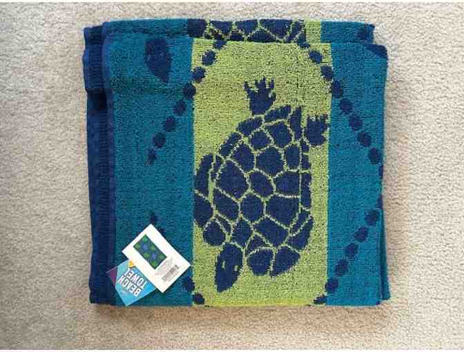 Beach Towel (Turtles) - BIG SIZE (72' x 36')