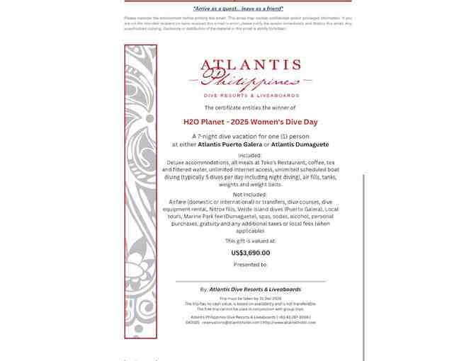 1-Trip to Philippines (Atlantis) - Diving, 7 Nights, Meals - Photo 5