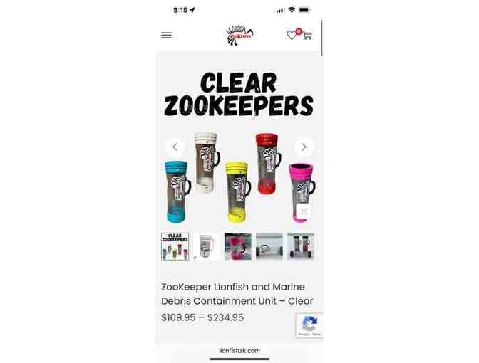 Lionfish ZOOKEEPER - Travel / Marine Capture (Red 12')