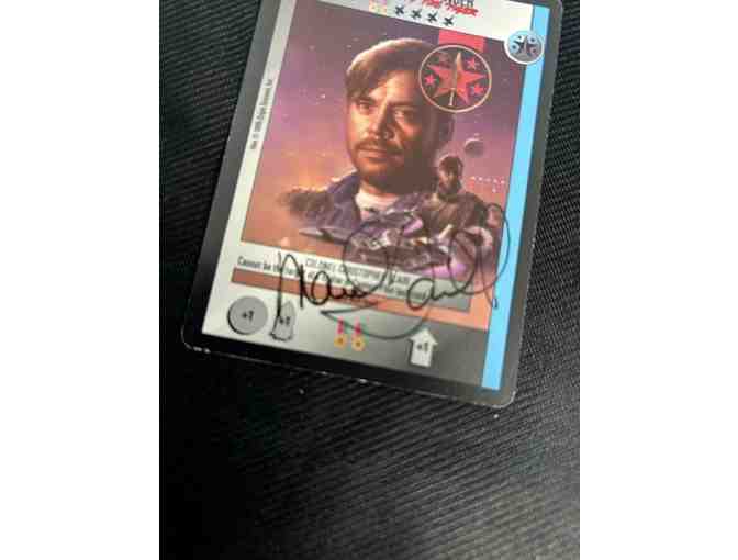 2 AUTOGRAPH: Star Wars (Luke Skywalker, Mark Hamill, 1995)