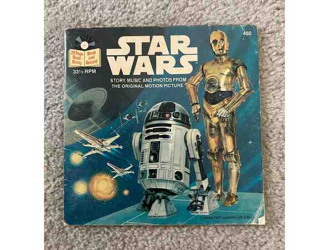 STAR WARS (1979): Vintage RECORD (Original Read-Along SET, Never played)