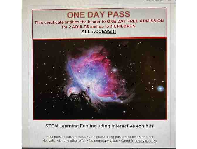 Tickets: PLANETARIUM, 6 GUESTS (Science Discovery Center, Bridgeport) (Free shipping)