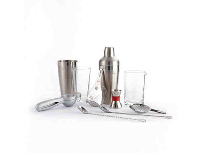 The Modern Mixologist Bar Tools and Signed Copy of The Modern Mixologist Book