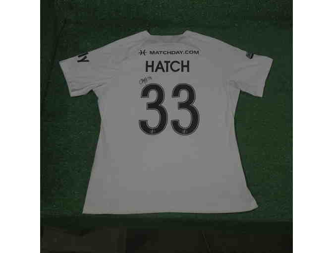 Ashley Hatch Autographed Washington Spirit Jersey + Four (4) Sideline Tickets