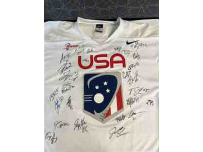 2019 World Lacrosse Men's Indoor World Championship Team Autographed Jersey