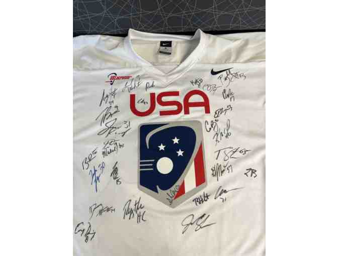 2019 World Lacrosse Men's Indoor World Championship Team Autographed Jersey