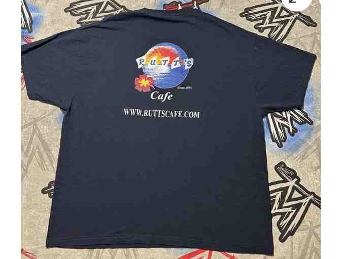 Rutt's Hawaiian Cafe $40 gift card and Large T-Shirt