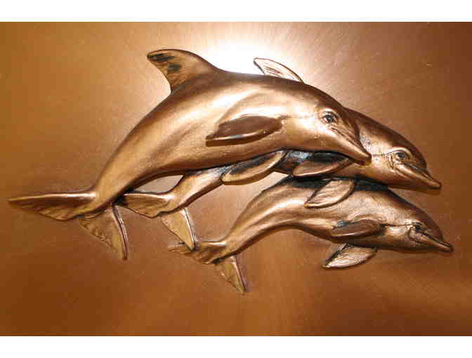 3-D Framed Copper Sculpture ' Taiji's Angels'