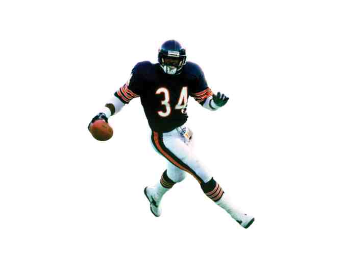 Chicago Bears Walter Payton Autographed Display