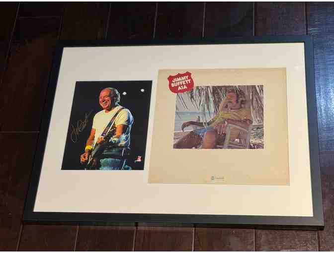 Jimmy Buffett Autographed Display