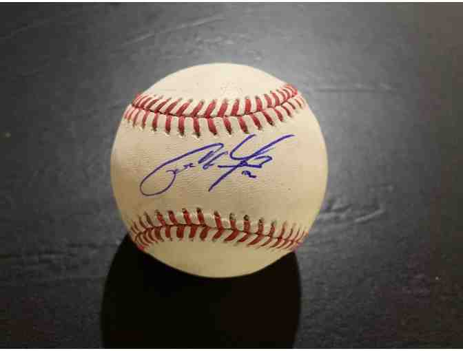 Christian Yelich Autographed Baseball