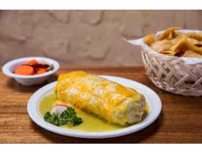 Gilbert's El Indio $100 gift certificate