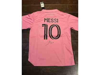 Lionel Messi Autographed Soccer Jersey