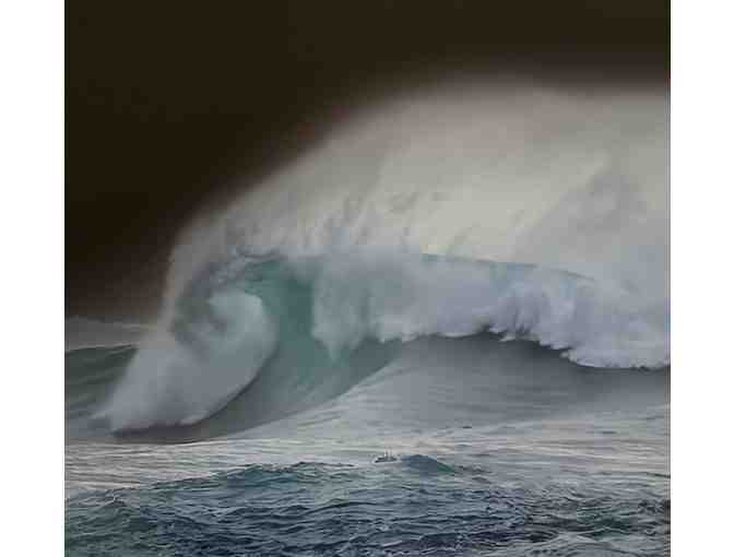 'Luminous Ke'e Beach Surf' Photo by Dr. Lloyd Fujimoto