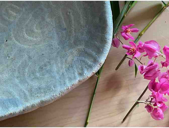 Exquisite Ceramic Art Platter by Carol Yotsuda