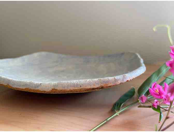 Exquisite Ceramic Art Platter by Carol Yotsuda