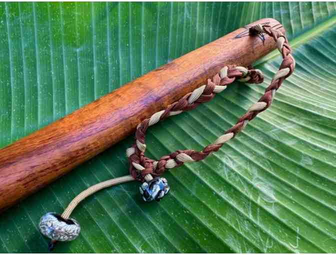 Unique Handmade Koa Walking Stick by Local Craftsman Dave Reando