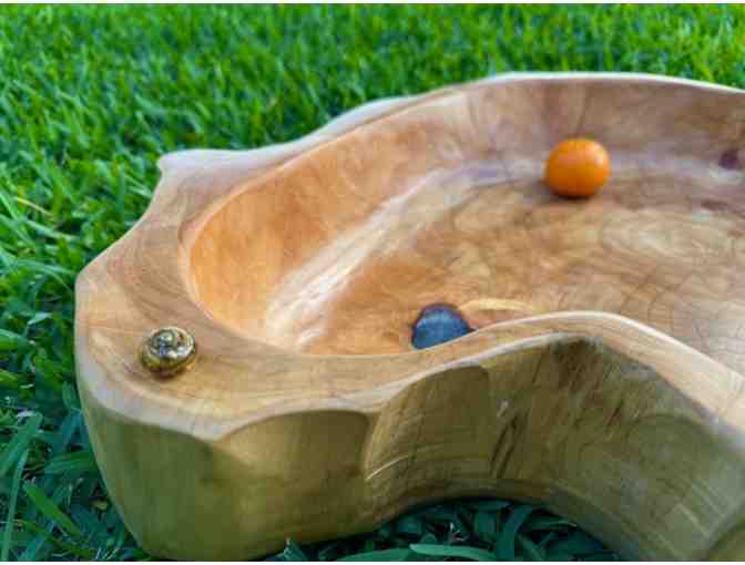 'Heart of the Wood' Large Bowl of Cedar Wood by Dave Reando, Kauai