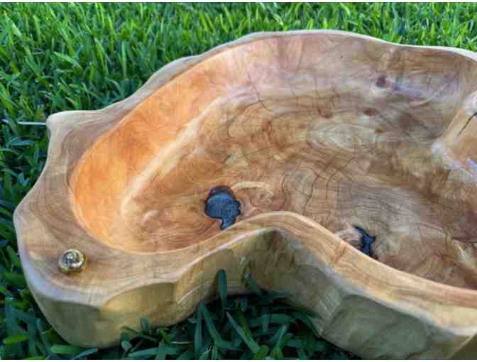 'Heart of the Wood' Large Bowl of Cedar Wood by Dave Reando, Kauai