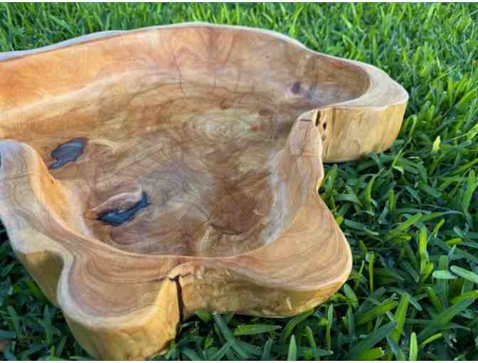 'Heart of the Wood' Large Bowl of Cedar Wood by Dave Reando, Kauai