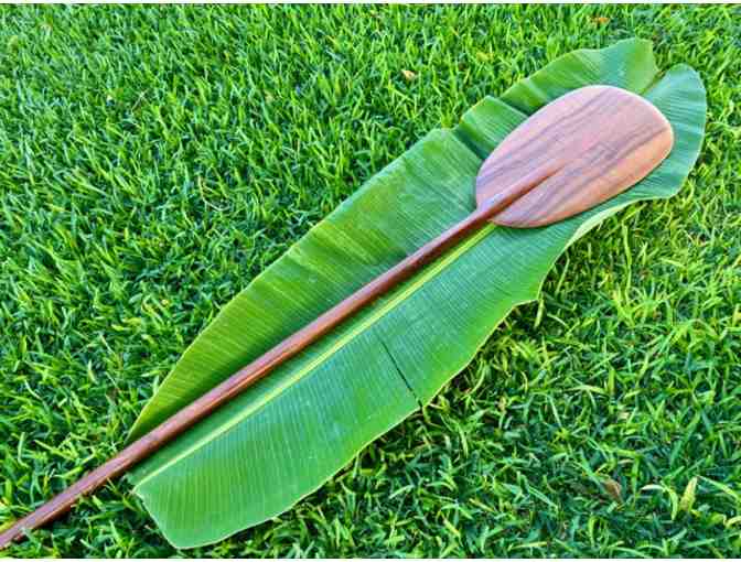 'Spirit of the Voyagers' Koa Wood Canoe Paddle by Ray Nitta