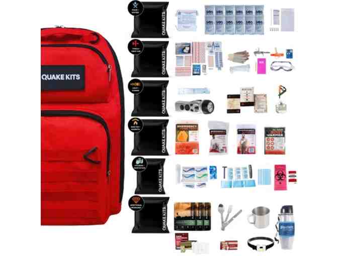 Quake Kits Extensively Prepared Emergency Kit: Donated by Matthew Henry, EMT