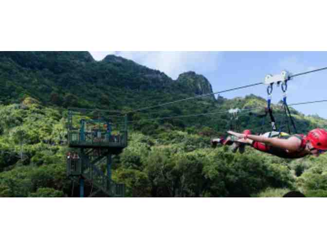 Powerline Zipline Tour at Kipu Rach for 2, Outfitters Kauai