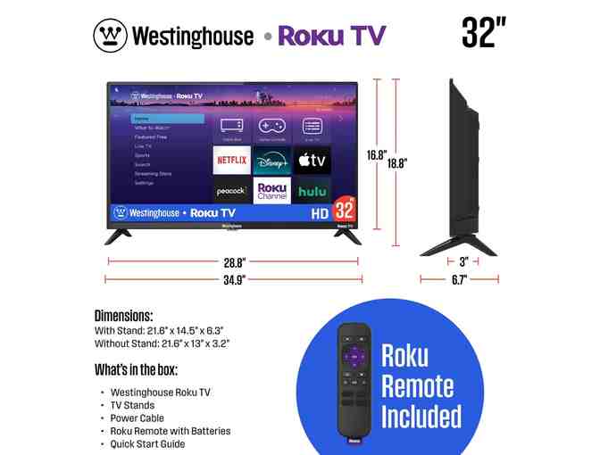 Westinghouse 32' Roku TV