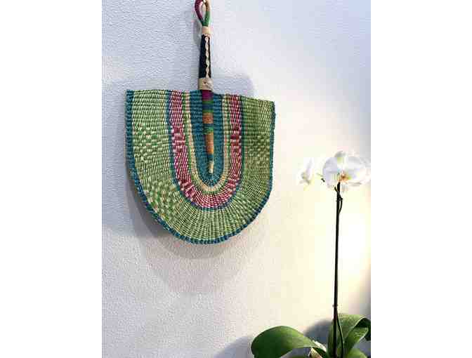 Handmade Boho Hanging Fan from Two Country Designs