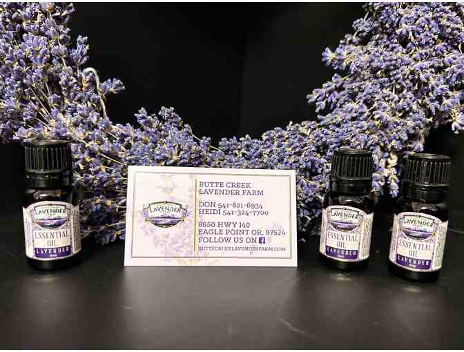 Lavender Wreath and Essential Oils from Butte Creek Lavender Farm