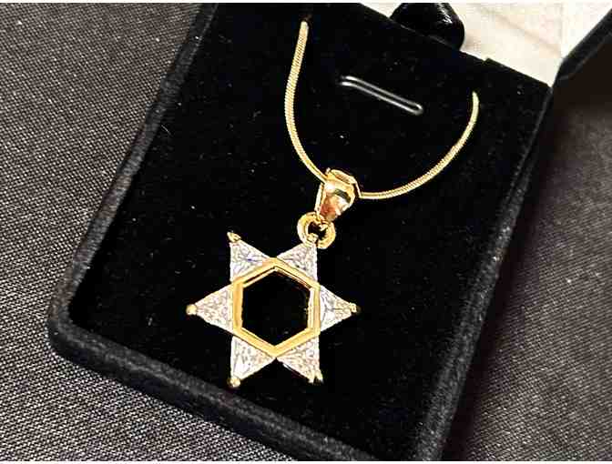 Dazzling Star of David Pendant Necklace #1