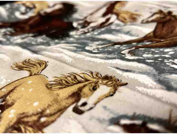 Horses Quilt Throw from Hugs from Heaven