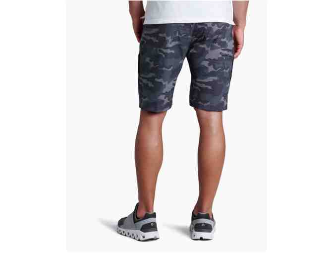 KUHL Mens Silencr Kargo Short (10' Inseam, Grey Camo, Size 32)