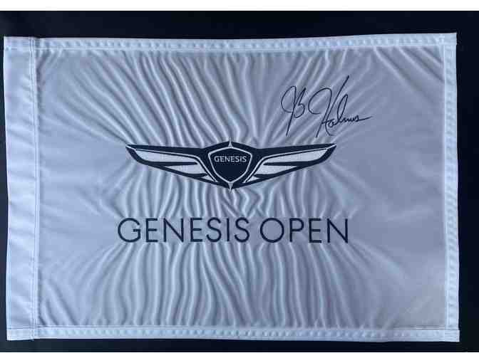 Genesis Open Flag autographed by 2019 champion, JB Holmes - Photo 1
