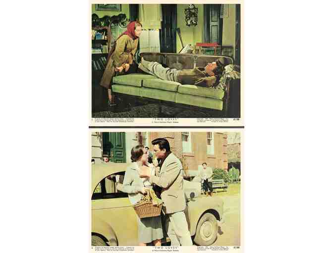 TWO LOVES, 1961, mini lobby cards, Shirley MacLaine, Laurence Harvey