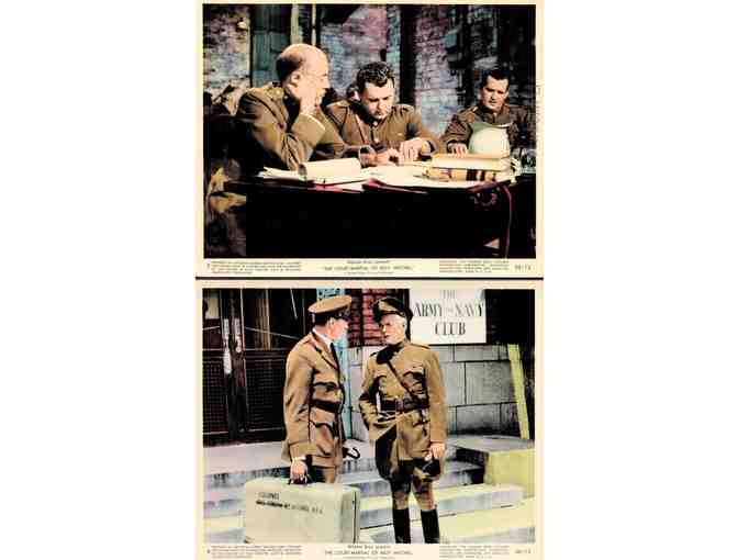 COURT-MARTIAL OF BILLY MITCHELL, 1956, mini lobby cards, Gary Cooper