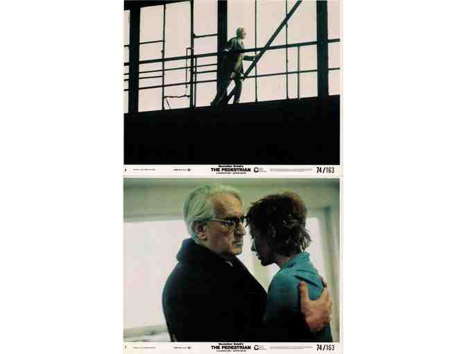 PEDESTRIAN, 1974, mini lobby cards, Maximilian Schell, Elisabeth Bergner