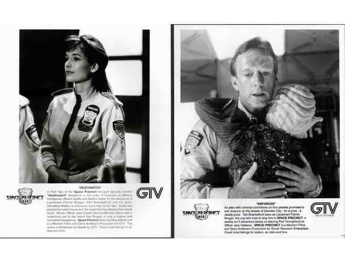 SPACE PRECINCT, tv stills, Ted Shackelford, Tob Youngblood