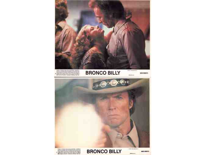 BRONCO BILLY, 1980, cards and stills, Clint Eastwood, Sondra Locke