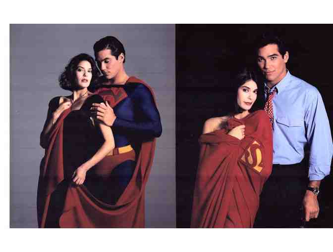 LOIS AND CLARK, color photographs, Dean Cain, Teri Hatcher