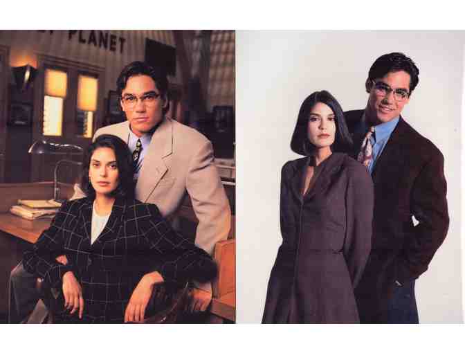 LOIS AND CLARK, color photographs, Dean Cain, Teri Hatcher