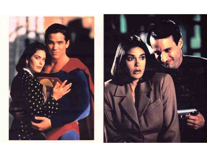 LOIS AND CLARK, color photographs, Dean Cain, Teri Hatcher